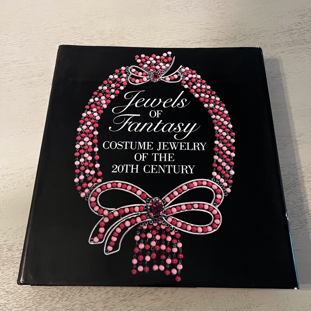 Jewels of Fantasy: 20th Century Costume Jewelry Book - Black and Pink